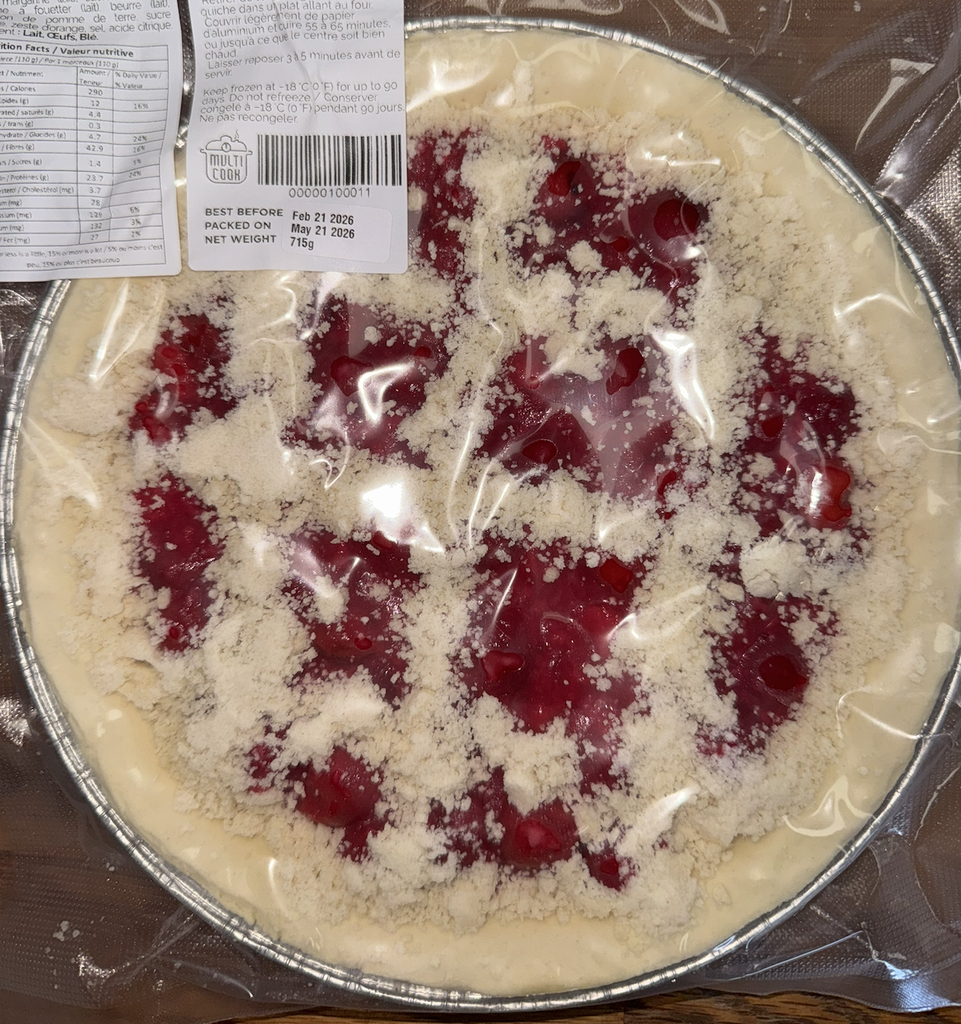 Strawberry Pie (670 g, Frozen)
