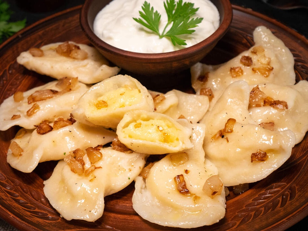 Potato and Bacon Pierogies (540 g, Frozen)
