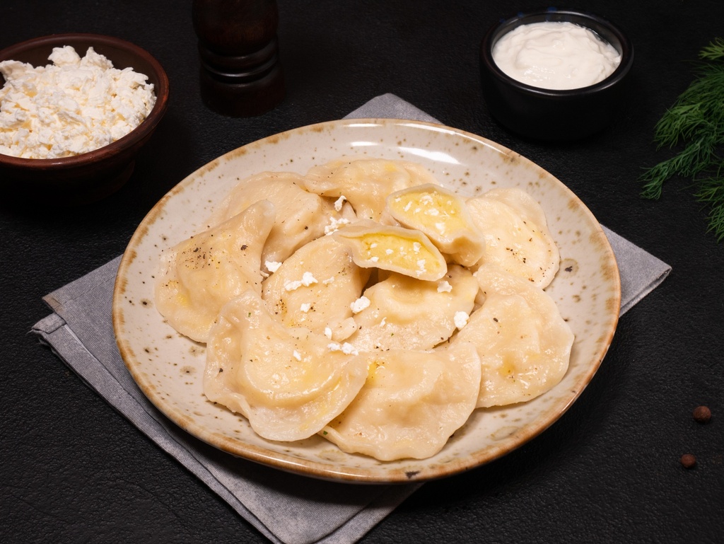 Potato and Cottage Cheese Pierogies (540 g, Frozen)