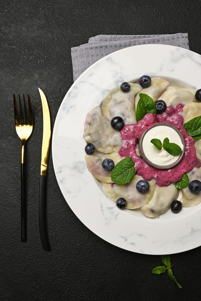 Wild Blueberry Pierogies (540 g, Frozen)