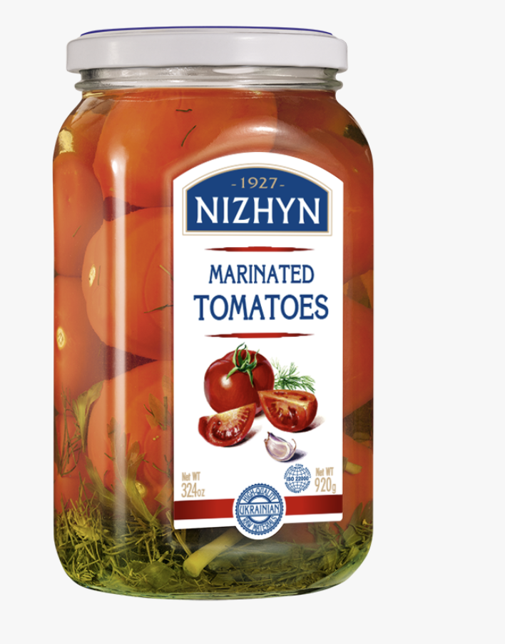 Marinated Tomatoes (920 g, Nizhyn)