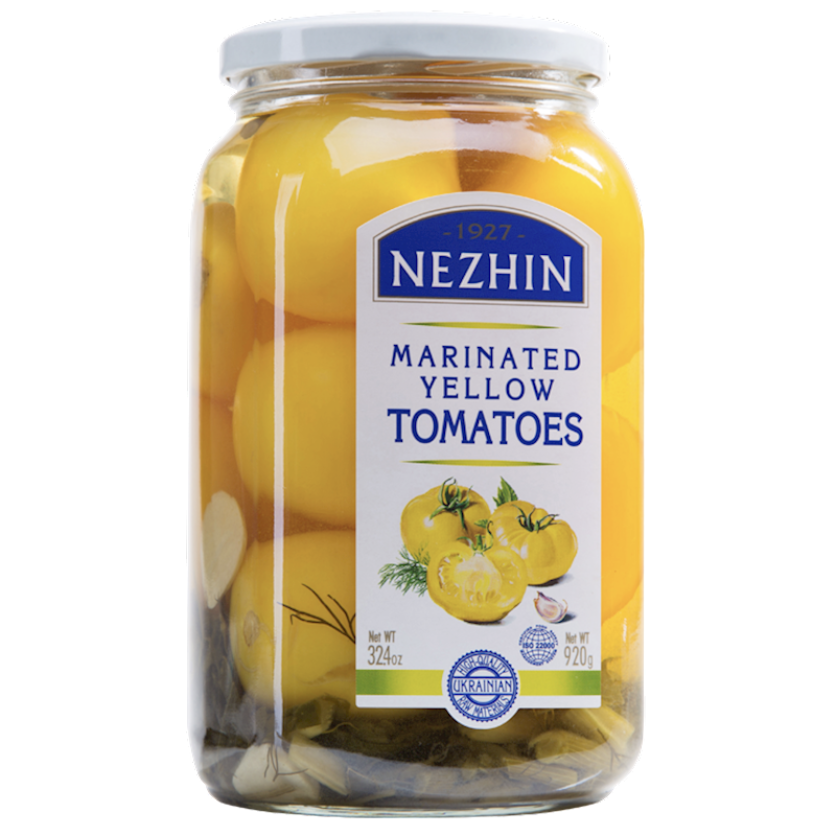Marinated Yellow Tomatoes (920 g, Nizhyn)