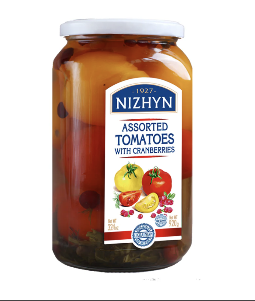 Mixed Tomatoes with Cranberries(920 g, Nizhyn)