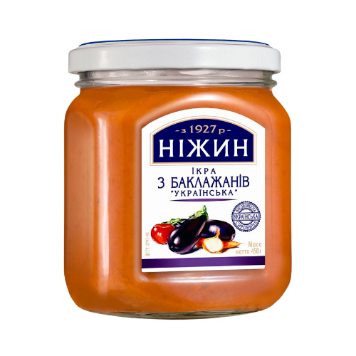 Eggplant Paste 'Ukrainian', 450 g, Nizhyn