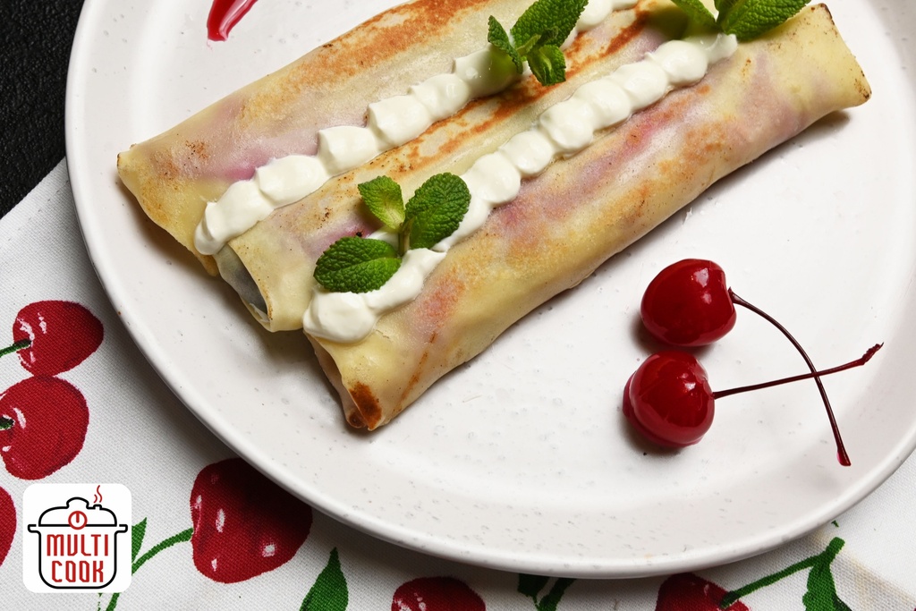 Poppy Seed and Sour Cherry Crepes (425 g, Frozen)
