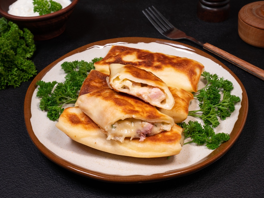 Ham and Cheese Crepes (425 g, Frozen)