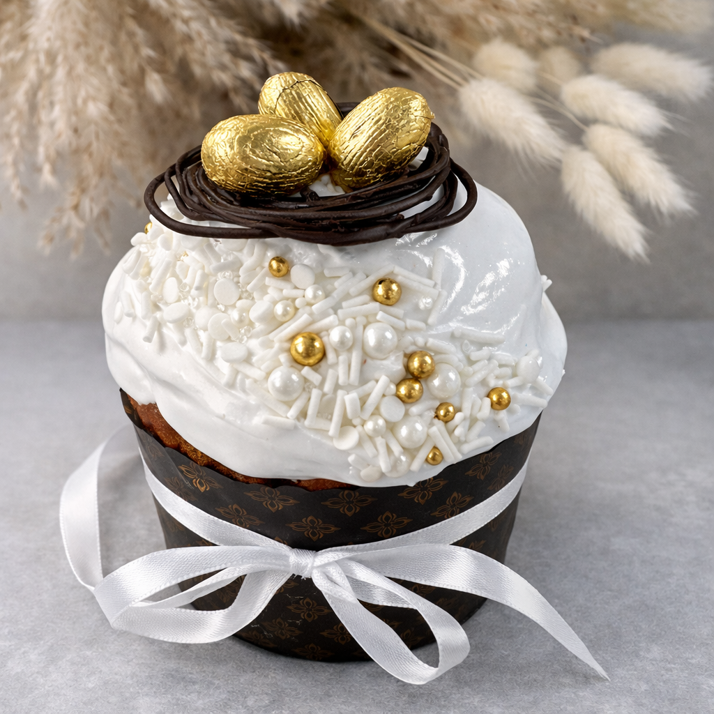 Decorated Raisin Paska, 450g