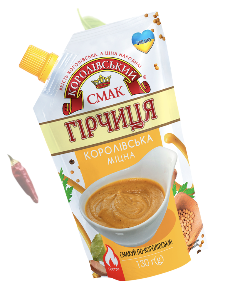 Mustard 'European' mild, Korolivskyi Smak