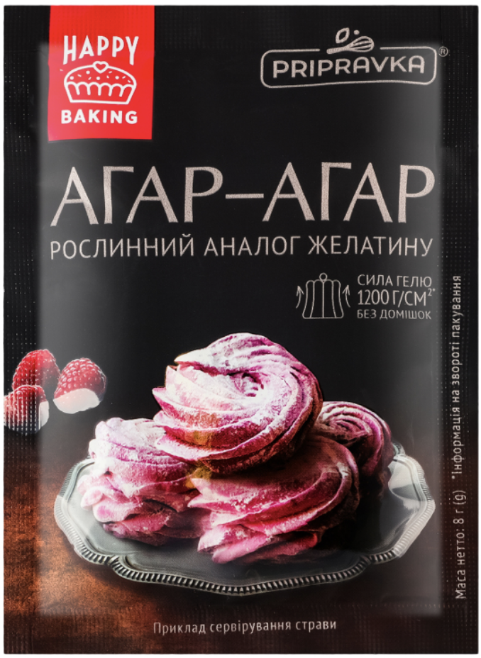 Agar-Agar Powder (8 g, Pripravka)