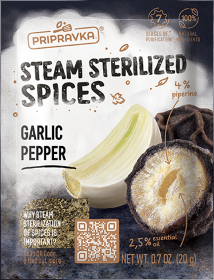 Seasoning Garlic Pepper (20 g, Pripravka)