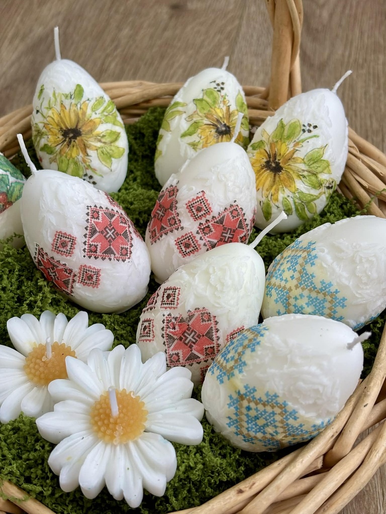 Handmade Egg Candle