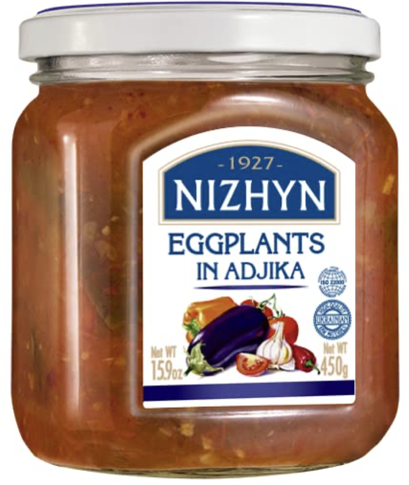 Eggplants in Adjika (450 g, Nizhyn)