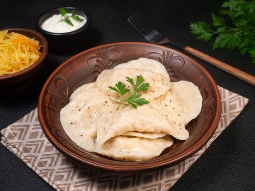 Sauerkraut and Wild Mushroom Pierogies (700g, Frozen)