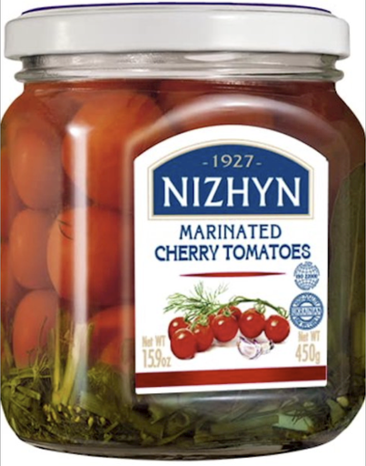 Marinated Cherry Tomatoes (450 g, Nizhyn)